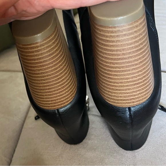 Apt 9 . Black and Gold Ankle Boots - Picture 5 of 10